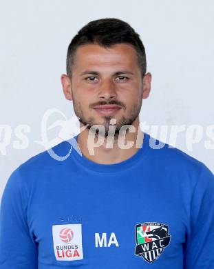 Fussball Bundesliga. RZ Pellets WAC.  Mannschaftsfototermin.  Portrait.  Masseur Adnan Karic. Wolfsberg, 1.7.2013.
Foto: Kuess 
---
pressefotos, pressefotografie, kuess, qs, qspictures, sport, bild, bilder, bilddatenbank