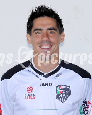 Fussball Bundesliga. RZ Pellets WAC.  Mannschaftsfototermin.  Portrait.  Davide de Paula. Wolfsberg, 1.7.2013.
Foto: Kuess 
---
pressefotos, pressefotografie, kuess, qs, qspictures, sport, bild, bilder, bilddatenbank