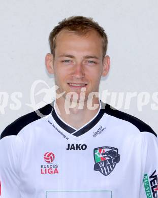 Fussball Bundesliga. RZ Pellets WAC.  Mannschaftsfototermin.  Portrait.  Danijel Micic. Wolfsberg, 1.7.2013.
Foto: Kuess 
---
pressefotos, pressefotografie, kuess, qs, qspictures, sport, bild, bilder, bilddatenbank