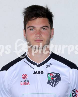 Fussball Bundesliga. RZ Pellets WAC.  Mannschaftsfototermin.  Portrait.  Roland Putsche. Wolfsberg, 1.7.2013.
Foto: Kuess 
---
pressefotos, pressefotografie, kuess, qs, qspictures, sport, bild, bilder, bilddatenbank