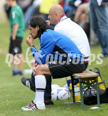 Fussball Testspiel. RZ Pellets WAC gegen Arminia Bielefeld.  Co-Trainer Carlos Chaile, Trainer Slobodan Grubor (WAC). Brueckl, am 5.7.2013.
Foto: Kuess
---
pressefotos, pressefotografie, kuess, qs, qspictures, sport, bild, bilder, bilddatenbank