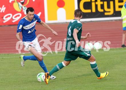 Fussball OEFB Cup. VSV gegen Wattens. Dejan Kecanovic (VSV). Villlach, 13.7.2013.
Foto: Kuess 
---
pressefotos, pressefotografie, kuess, qs, qspictures, sport, bild, bilder, bilddatenbank