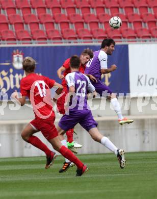 Fussball. OEFB Cup. Austria Klagenfurt gegen Wiener Viktoria. Sandro Zakany (Klagenfurt), Zoran Marinovic (Wien). Klagenfurt, 13.7.2013.
Foto: Kuess
---
pressefotos, pressefotografie, kuess, qs, qspictures, sport, bild, bilder, bilddatenbank