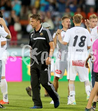 Fussball Bundesliga. RZ Pellets WAC gegen SK Rapid Wien.  Trainer Zoran Barisic (Rapid). Wolfsberg, 20.7.2013.
Foto: Kuess

---
pressefotos, pressefotografie, kuess, qs, qspictures, sport, bild, bilder, bilddatenbank