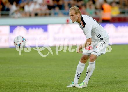 Fussball Bundesliga. RZ Pellets WAC gegen SK Rapid Wien. Danijel Micic (WAC). Wolfsberg, 20.7.2013.
Foto: Kuess

---
pressefotos, pressefotografie, kuess, qs, qspictures, sport, bild, bilder, bilddatenbank