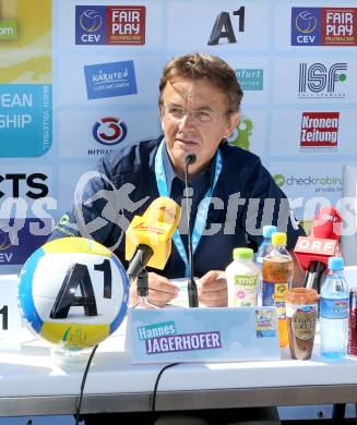 Beachvolleyball. Beach Volleyball Grand Slam 2013. Pressekonferenz. Hannes Jagerhofer. Klagenfurt, 30.7.2013.
Foto: Kuess
---
pressefotos, pressefotografie, kuess, qs, qspictures, sport, bild, bilder, bilddatenbank