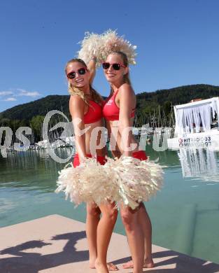 Beachvolleyball. Beach Volleyball Grand Slam 2013. Pressekonferenz.  Eskimogirls. Klagenfurt, 30.7.2013.
Foto: Kuess
---
pressefotos, pressefotografie, kuess, qs, qspictures, sport, bild, bilder, bilddatenbank