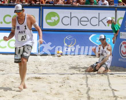 Beachvolleyball. Beach Volleyball Grand Slam 2013. Robin Seidl, Alexander Xandi Huber. Klagenfurt, 31.7.2013.
Foto: Kuess
---
pressefotos, pressefotografie, kuess, qs, qspictures, sport, bild, bilder, bilddatenbank