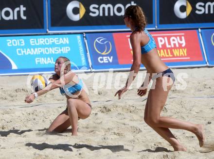 Beachvolleyball. Beach Volleyball Grand Slam 2013. Jolien SINNEMA, Michelle STIEKEMA (NED). Klagenfurt, 31.7.2013.
Foto: Kuess
---
pressefotos, pressefotografie, kuess, qs, qspictures, sport, bild, bilder, bilddatenbank