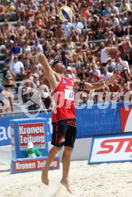 Beachvolleyball. Beach Volleyball Grand Slam 2013.  Alexander Horst,. Klagenfurt, 31.7.2013.
Foto: Kuess
---
pressefotos, pressefotografie, kuess, qs, qspictures, sport, bild, bilder, bilddatenbank