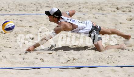 Beachvolleyball. Beach Volleyball Grand Slam 2013.  Alexander Xandi Huber. Klagenfurt, 31.7.2013.
Foto: Kuess
---
pressefotos, pressefotografie, kuess, qs, qspictures, sport, bild, bilder, bilddatenbank