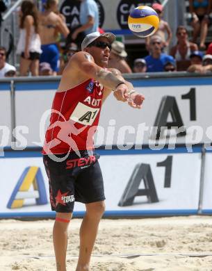 Beachvolleyball. Beach Volleyball Grand Slam 2013.  Alexander Horst,. Klagenfurt, 31.7.2013.
Foto: Kuess
---
pressefotos, pressefotografie, kuess, qs, qspictures, sport, bild, bilder, bilddatenbank