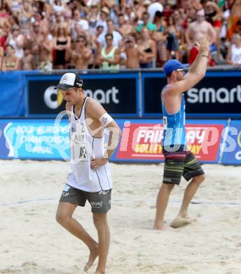 Beachvolleyball. Beach Volleyball Grand Slam 2013.  Alexander Xandi Huber. Klagenfurt, 31.7.2013.
Foto: Kuess
---
pressefotos, pressefotografie, kuess, qs, qspictures, sport, bild, bilder, bilddatenbank