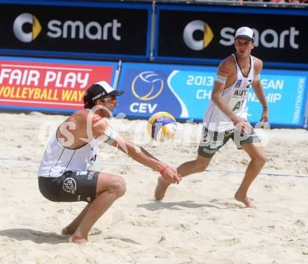 Beachvolleyball. Beach Volleyball Grand Slam 2013. Robin Seidl, Alexander Xandi Huber. Klagenfurt, 31.7.2013.
Foto: Kuess
---
pressefotos, pressefotografie, kuess, qs, qspictures, sport, bild, bilder, bilddatenbank