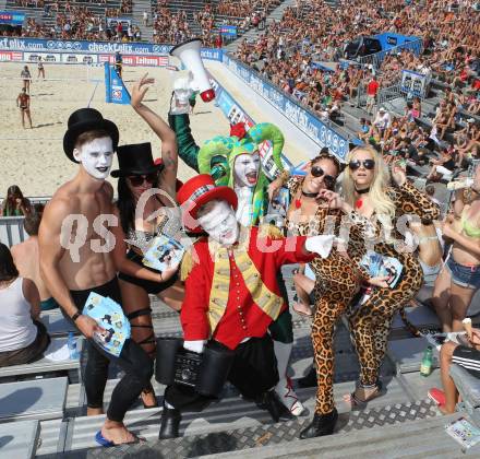 Beachvolleyball. Beach Volleyball Grand Slam 2013. Beach Cirkus. Klagenfurt, 31.7.2013.
Foto: Kuess
---
pressefotos, pressefotografie, kuess, qs, qspictures, sport, bild, bilder, bilddatenbank