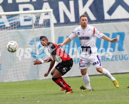 Fussball. Regionalliga. SAK gegen LASK Linz. Darijo Biscan (SAK), Shawn Maurice Barry (LASK). Klagenfurt, 9.6.2013.
Foto: Kuess
---
pressefotos, pressefotografie, kuess, qs, qspictures, sport, bild, bilder, bilddatenbank