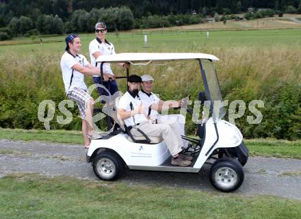 EBEL. Eishockey Bundesliga. Teambuilding VSV. Golf. Markus Peintner. Waidegg, am 10.8.2013.
Foto: Kuess
---
pressefotos, pressefotografie, kuess, qs, qspictures, sport, bild, bilder, bilddatenbank