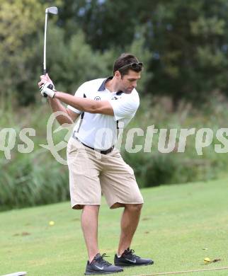 EBEL. Eishockey Bundesliga. Teambuilding VSV. Golf. Cole Jarrett. Waidegg, am 10.8.2013.
Foto: Kuess
---
pressefotos, pressefotografie, kuess, qs, qspictures, sport, bild, bilder, bilddatenbank