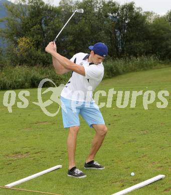 EBEL. Eishockey Bundesliga. Teambuilding VSV. Golf. Mario Altmann. Waidegg, am 10.8.2013.
Foto: Kuess
---
pressefotos, pressefotografie, kuess, qs, qspictures, sport, bild, bilder, bilddatenbank