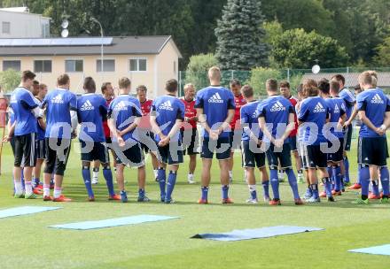 Fussball Deutsche Bundesliga. Trainingslager Hamburger SV. HSV. Thorsten Fink, Trainer.  Klagenfurt, am 15.7.2013.
Foto: Kuess
---
pressefotos, pressefotografie, kuess, qs, qspictures, sport, bild, bilder, bilddatenbank