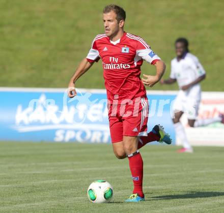 Fussball Testspiel. Hamburger SV gegen RSC Anderlecht. Rafael van der Vaart (HSV). St. Veit, am 15.7.2013.
Foto: Kuess
---
pressefotos, pressefotografie, kuess, qs, qspictures, sport, bild, bilder, bilddatenbank