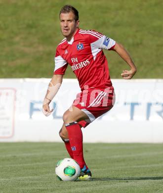 Fussball Testspiel. Hamburger SV gegen RSC Anderlecht. Rafael van der Vaart (HSV). St. Veit, am 15.7.2013.
Foto: Kuess
---
pressefotos, pressefotografie, kuess, qs, qspictures, sport, bild, bilder, bilddatenbank