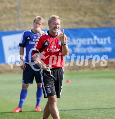 Fussball Deutsche Bundesliga. Trainingslager Hamburger SV. HSV. Trainer Thorsten Fink. Klagenfurt, am 15.7.2013.
Foto: Kuess
---
pressefotos, pressefotografie, kuess, qs, qspictures, sport, bild, bilder, bilddatenbank