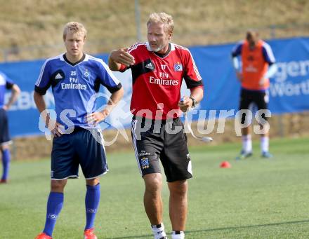 Fussball Deutsche Bundesliga. Trainingslager Hamburger SV. HSV. Trainer Thorsten Fink. Klagenfurt, am 15.7.2013.
Foto: Kuess
---
pressefotos, pressefotografie, kuess, qs, qspictures, sport, bild, bilder, bilddatenbank