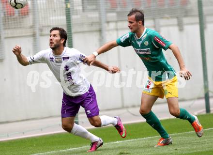 Fussball. Regionalliga. Austria Klagenfurt gegen Voecklamarkt. Sandro Zakany (Klagenfurt), Ilija Ivic (Voecklamarkt). Klagenfurt, 20.8.2013.
Foto: Kuess
---
pressefotos, pressefotografie, kuess, qs, qspictures, sport, bild, bilder, bilddatenbank