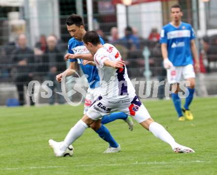 Fussball. Regionalliga. SAK gegen VSV. Darjan Aleksic (SAK), Dejan Kecanovic (VSV). Klagenfurt, 20.8.2013.
Foto: Kuess
---
pressefotos, pressefotografie, kuess, qs, qspictures, sport, bild, bilder, bilddatenbank