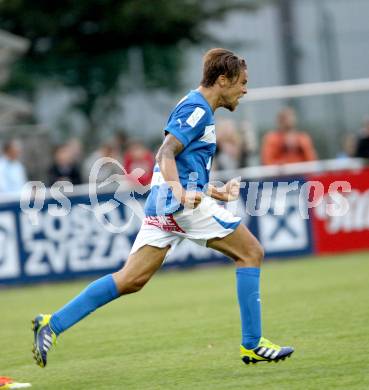 Fussball. Regionalliga. SAK gegen VSV.  Torjubel Michael Kirisits (VSV).. Klagenfurt, 20.8.2013.
Foto: Kuess
---
pressefotos, pressefotografie, kuess, qs, qspictures, sport, bild, bilder, bilddatenbank