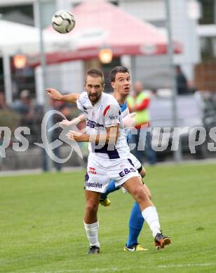 Fussball. Regionalliga. SAK gegen VSV. Marjan Kropiunik (SAK), Tobias Marco Graf (VSV). Klagenfurt, 20.8.2013.
Foto: Kuess
---
pressefotos, pressefotografie, kuess, qs, qspictures, sport, bild, bilder, bilddatenbank