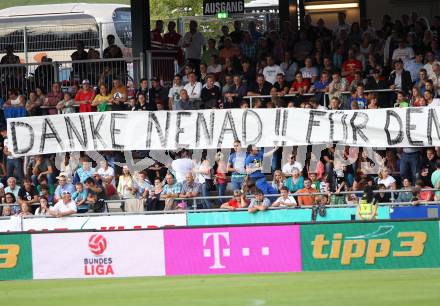 Fussball Bundesliga. RZ Pellets WAC gegen FK Austria Wien. Fans (WAC). Wolfsberg, 24.8.2013.
Foto: Kuess

---
pressefotos, pressefotografie, kuess, qs, qspictures, sport, bild, bilder, bilddatenbank