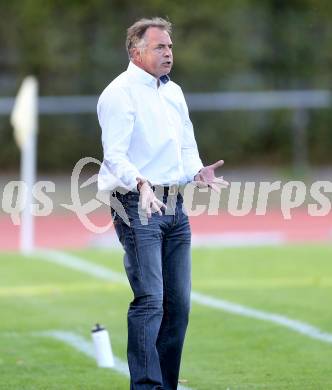 Fussball Regionalliga. VSV gegen SK Austria Klagenfurt. Trainer Joze Prelogar  (Austria Klagenfurt). Villach, 24.8.2013.
Foto: Kuess
---
pressefotos, pressefotografie, kuess, qs, qspictures, sport, bild, bilder, bilddatenbank