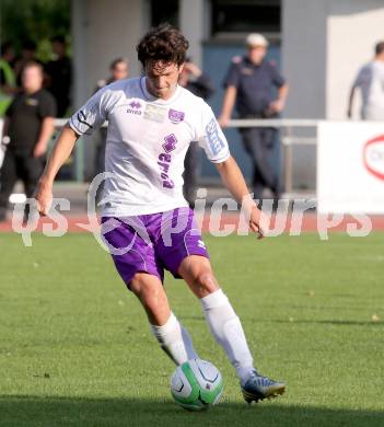 Fussball Regionalliga. VSV gegen SK Austria Klagenfurt. Andreas Tiffner (Austria Klagenfurt). Villach, 24.8.2013.
Foto: Kuess
---
pressefotos, pressefotografie, kuess, qs, qspictures, sport, bild, bilder, bilddatenbank