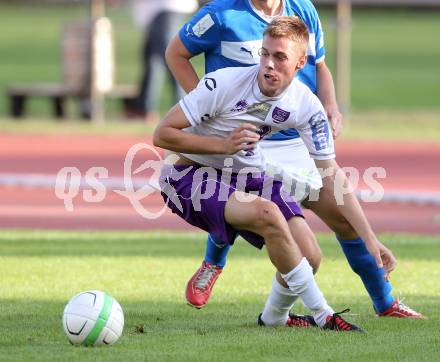 Fussball Regionalliga. VSV gegen SK Austria Klagenfurt. Patrik Eler (Austria Klagenfurt). Villach, 24.8.2013.
Foto: Kuess
---
pressefotos, pressefotografie, kuess, qs, qspictures, sport, bild, bilder, bilddatenbank