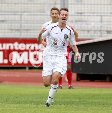 Fussball Regionalliga. WAC Amateure gegen SAK. Torjubel Kevin Vaschauner (WAC). Wolfsberg, am 25.8.2013.
Foto: Kuess
---
pressefotos, pressefotografie, kuess, qs, qspictures, sport, bild, bilder, bilddatenbank