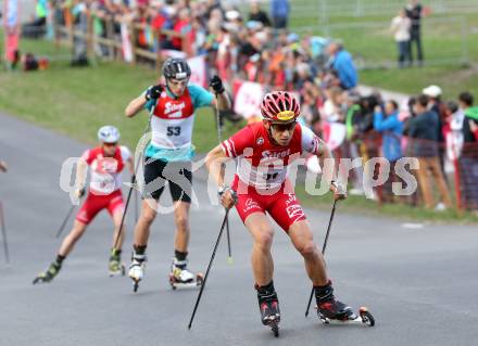 FIS Sommer Grand Prix. Nordische Kombination.  Tomaz Druml (AUT). Villach, am 28.8.2013.
Foto: Kuess
---
pressefotos, pressefotografie, kuess, qs, qspictures, sport, bild, bilder, bilddatenbank