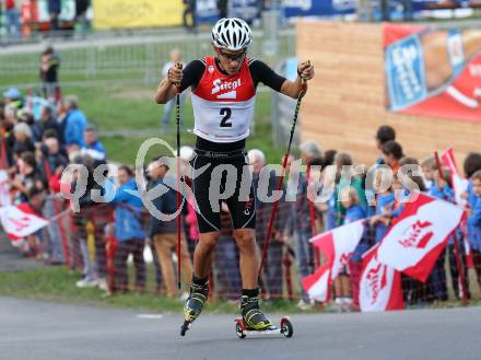 FIS Sommer Grand Prix. Nordische Kombination.  Tobias Haug (GER). Villach, am 28.8.2013.
Foto: Kuess
---
pressefotos, pressefotografie, kuess, qs, qspictures, sport, bild, bilder, bilddatenbank