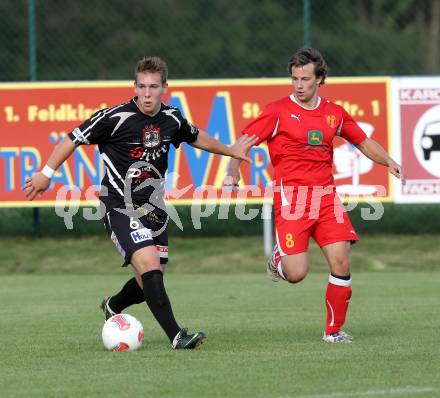 Fussball. Unterliga Ost. Glanegg gegen Kraig. Dominik Nikolaus Scherwitzl (Glanegg), Andreas Bernhard Schritliser (Kraig). Glanegg, 31.8.2013.
Foto: Kuess
---
pressefotos, pressefotografie, kuess, qs, qspictures, sport, bild, bilder, bilddatenbank