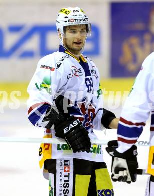 Eishockey Testspiel. KAC gegen EHC Biel.  Raphael Herburger (Biel). Klagenfurt, am 30.8.2013.
Foto: Kuess
---
pressefotos, pressefotografie, kuess, qs, qspictures, sport, bild, bilder, bilddatenbank