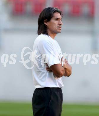 Fussball Regionalliga. SK Austria Klagenfurt gegen WAC Amateure.  Trainer Carlos Chaile (WAC). Klagenfurt, am 30.8.2013.
Foto: Kuess
---
pressefotos, pressefotografie, kuess, qs, qspictures, sport, bild, bilder, bilddatenbank