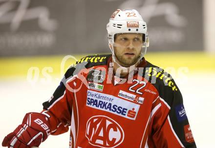 Eishockey Testspiel KAC gegen Duesseldorfer EC. Thomas Poeck (KAC). Klagenfurt, 31.8.2013.
Foto: Kuess
---
pressefotos, pressefotografie, kuess, qs, qspictures, sport, bild, bilder, bilddatenbank