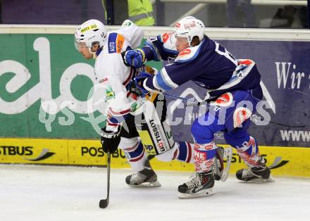 Eishockey Testspiel EC VSV gegen EHC Biel. Lucas Loibnegger  (VSV). Villach, am 1.9.2013.
Foto: Kuess
---
pressefotos, pressefotografie, kuess, qs, qspictures, sport, bild, bilder, bilddatenbank