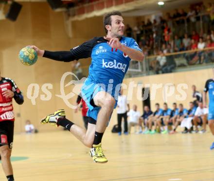 HLA. Handball Bundesliga. SC Ferlach gegen Sparkasse Schwaz. Izudin Mujanovic  (Ferlach). Ferlach, 7.9.2013.
Foto: Kuess
---
pressefotos, pressefotografie, kuess, qs, qspictures, sport, bild, bilder, bilddatenbank