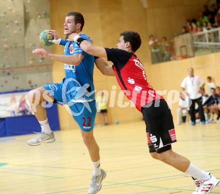 HLA. Handball Bundesliga. SC Ferlach gegen Sparkasse Schwaz. Dean Pomorisac  (Ferlach). Ferlach, 7.9.2013.
Foto: Kuess
---
pressefotos, pressefotografie, kuess, qs, qspictures, sport, bild, bilder, bilddatenbank