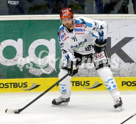 EBEL. Eishockey Bundesliga. EC VSV gegen EHC LIWEST Linz.. Patrick Leahy (EHC LIWEST Linz). Villach, am 13.9.2013.
Foto: Kuess 


---
pressefotos, pressefotografie, kuess, qs, qspictures, sport, bild, bilder, bilddatenbank