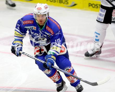 EBEL. Eishockey Bundesliga. EC VSV gegen EHC LIWEST Linz.. Brock McBride (VSV). Villach, am 13.9.2013.
Foto: Kuess 


---
pressefotos, pressefotografie, kuess, qs, qspictures, sport, bild, bilder, bilddatenbank