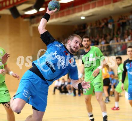 HLA. Handball. SC Ferlach gegen SG INSIGNIS HANDBALL WESTWIEN. Fabian Posch (Ferlach). Ferlach, am 14.9.2013.
Foto: Kuess 
---
pressefotos, pressefotografie, kuess, qs, qspictures, sport, bild, bilder, bilddatenbank