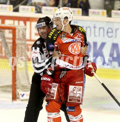 EBEL. Eishockey Bundesliga. KAC gegen VSV. Kirk Furey, (KAC). Klagenfurt, am 15.9.2013
Foto: Kuess 

---
pressefotos, pressefotografie, kuess, qs, qspictures, sport, bild, bilder, bilddatenbank